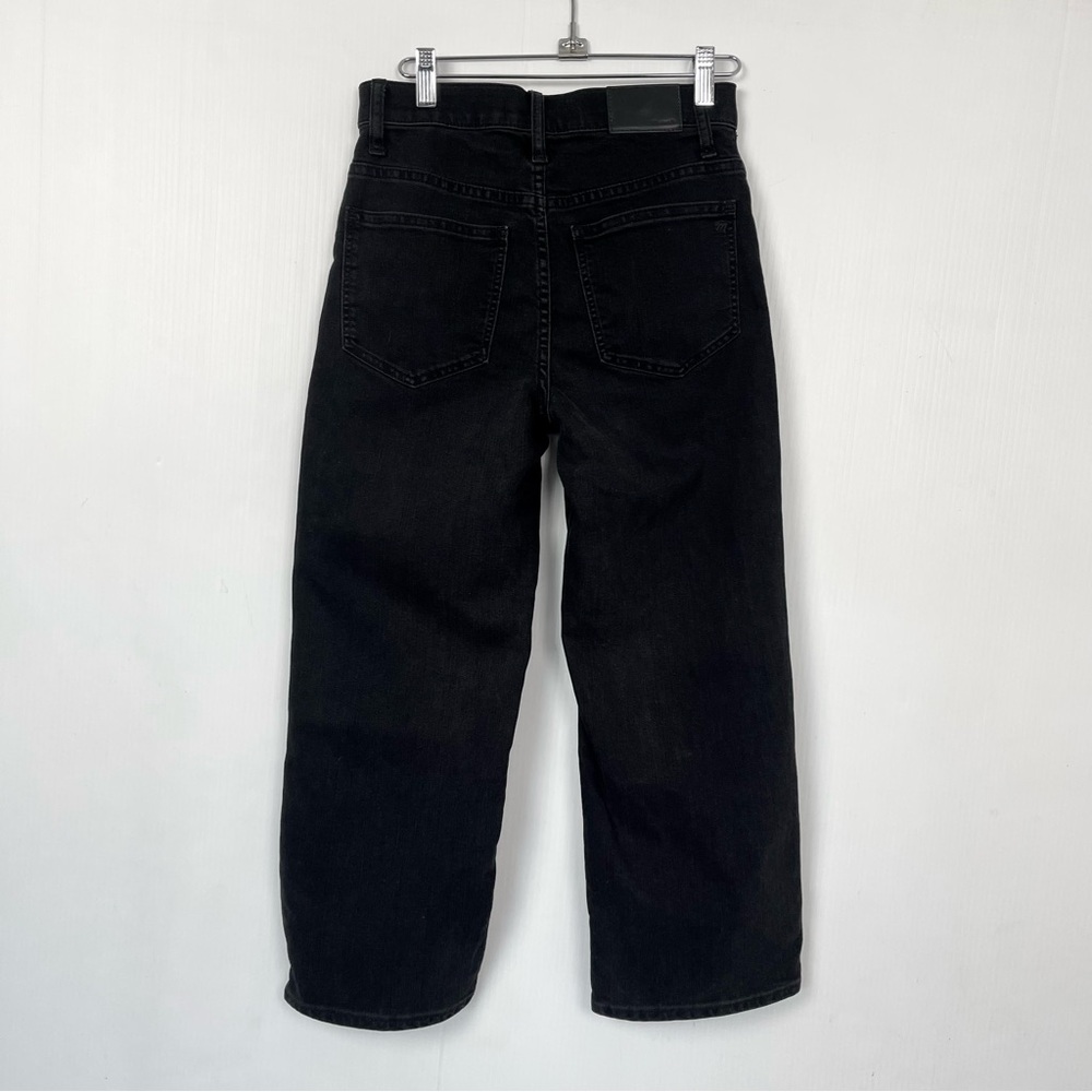 Madewell Slim Wide-Leg crop Jeans in Lunar Wash 25 - Picture 6 of 11